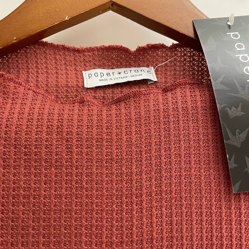 Rust Colored Top-NWT - Picture 2 of 3